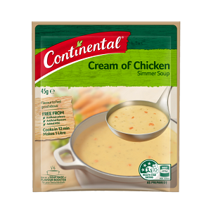 Continental Cream Of Chicken Simmer Soup 45g