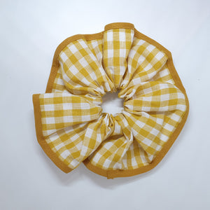 Panache Gingham Scrunchie Hair Tie