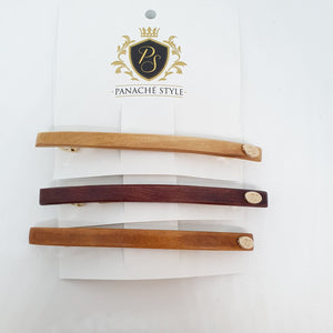 Panache Wooden Barrette Clip