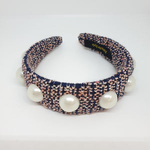 Panache Pearl N Tweed Headband