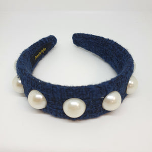 Panache Pearl N Tweed Headband