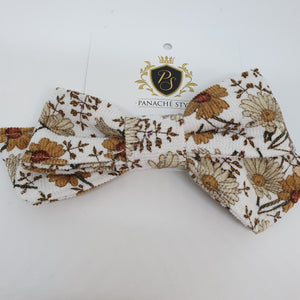 Panache Pinwale Floral Bow