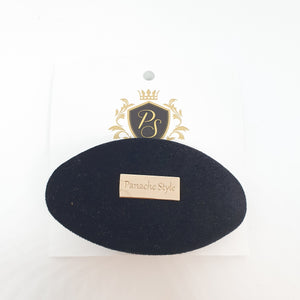 Panache Velvet Covered Barrette