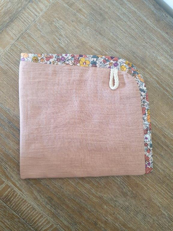 Burp Cloth Dusty Pink & Floral