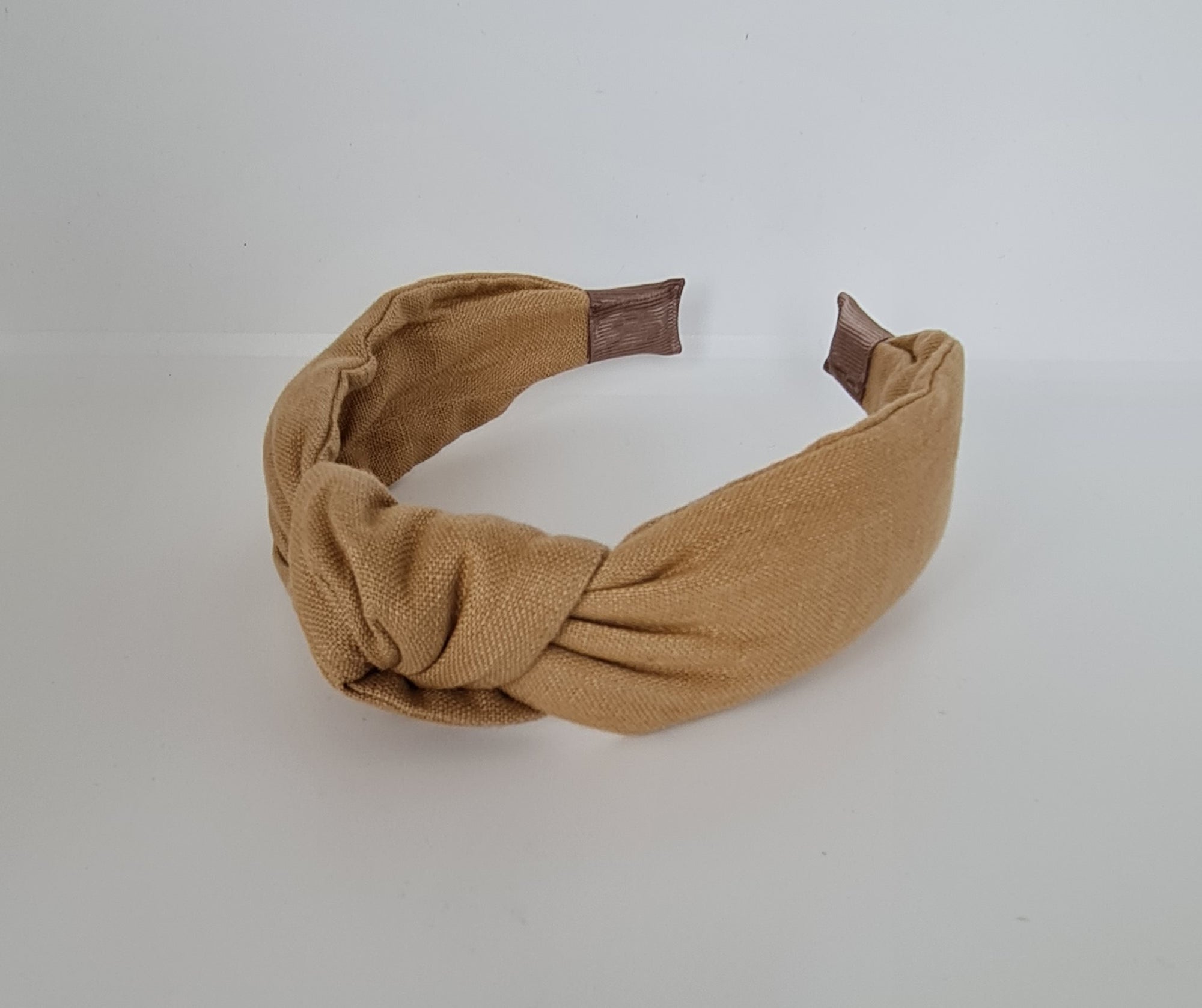 Linen Knot Headband Desert Sand