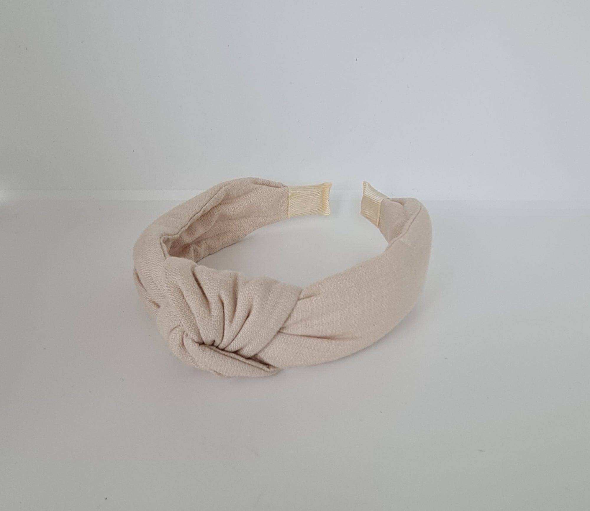 Linen Knot Headband Natural