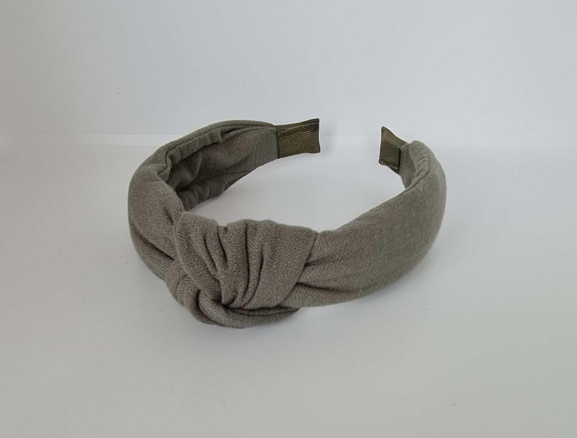 Linen Knot Headband Sage