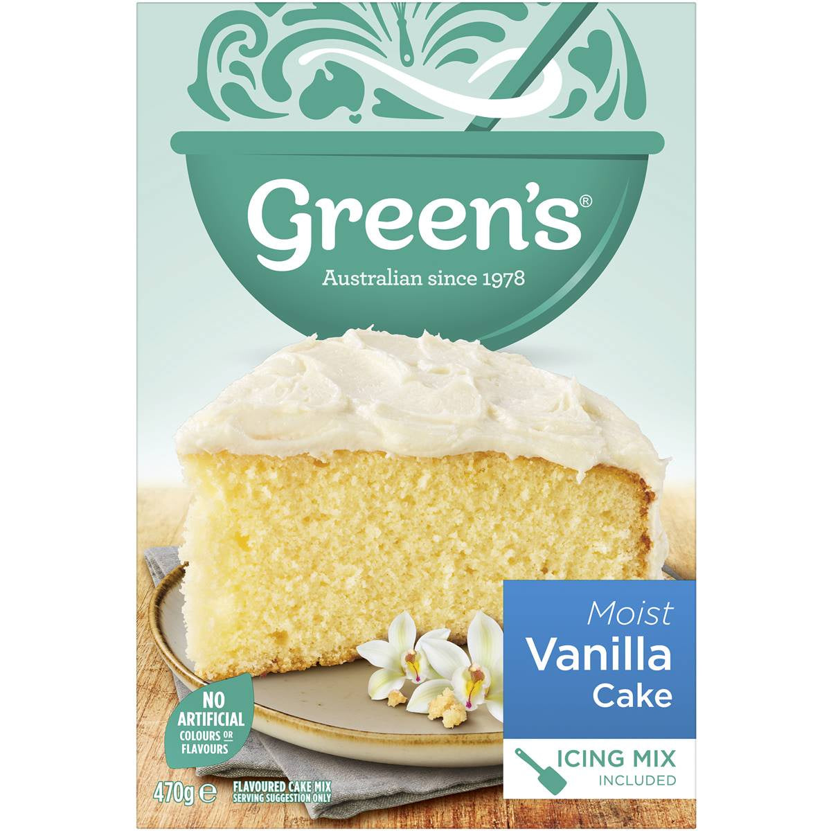 Green's Vanilla Cake Mix 470g