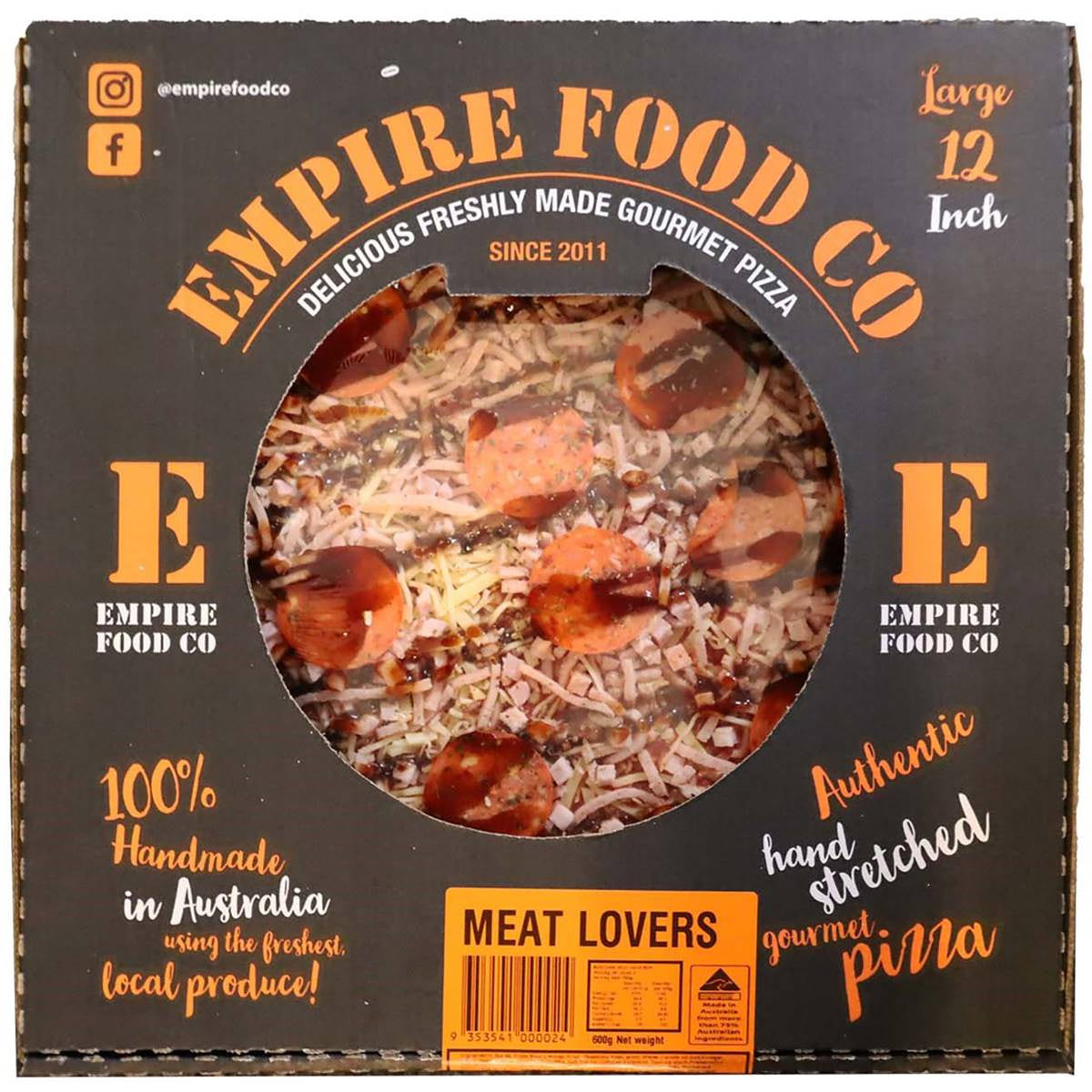 Empire Food Meatlover Pizza 600g