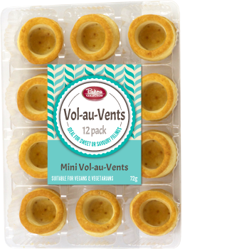 Baker's Collection Vol Au Vent Mini 12ct 72g