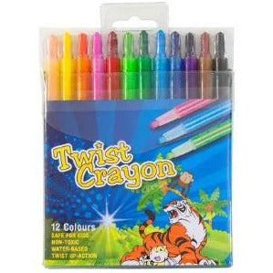 Educ8 Twist Crayons 12 Colours