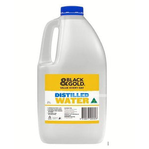 Black & Gold Distilled Water 2L