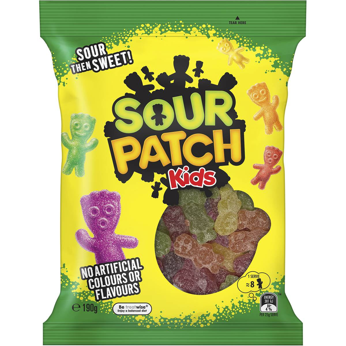 Sour Patch Kids Lollies 190g