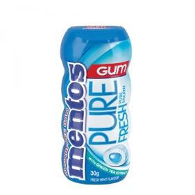 Mentos Pure Fresh Sugar Free Gum Peppermint Flavour 30g