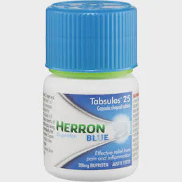 Herron Blue Ibuprofen Tablets 25pk 200mg