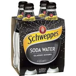 Schweppes Soda Water 4pk