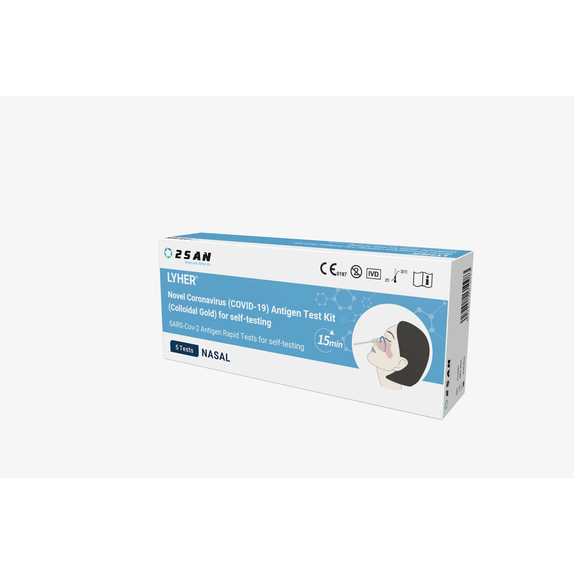 Covid-19 Antigen Test Kit 5 pk FREE