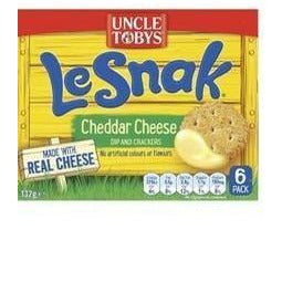 Uncle Toby's Le Snak Cheddar Cheese 6pk