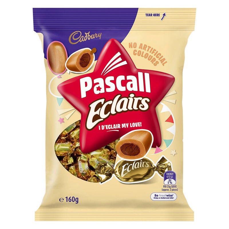 Cadbury Pascall Chocolate Eclairs 160g