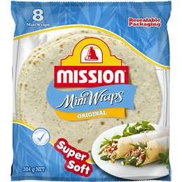 Mission Wraps Mini Original 8pk