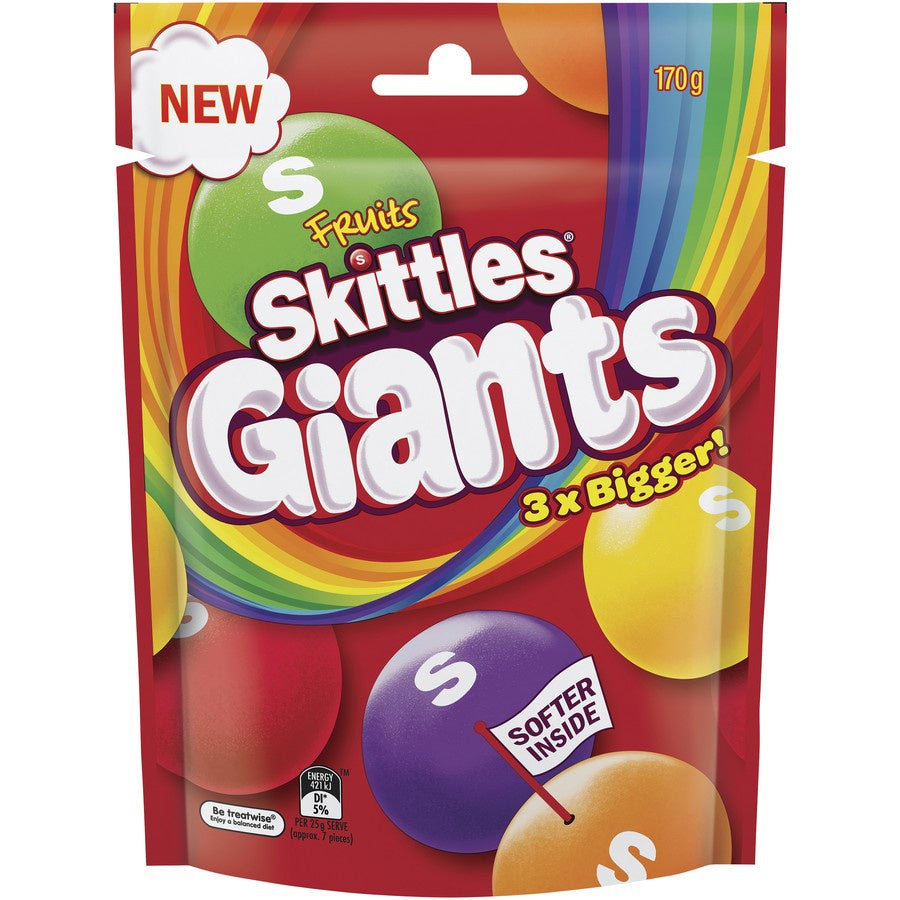 Skittles Giants Fruits 170g