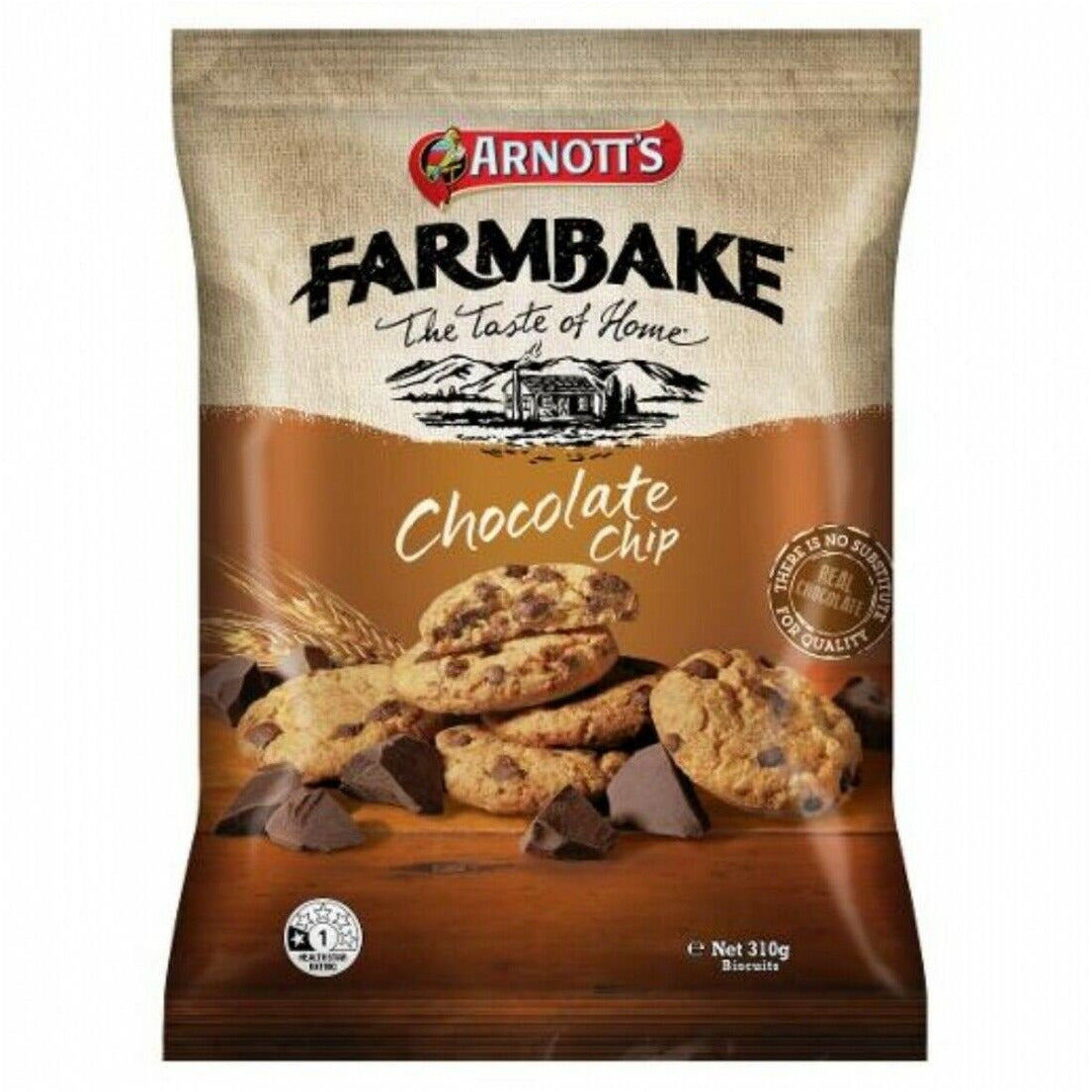 Arnott's Farmbake Cookies Chocolate Chip 310g
