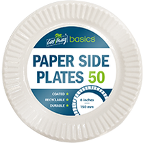 Snack Plate 150mm Paper 50pk