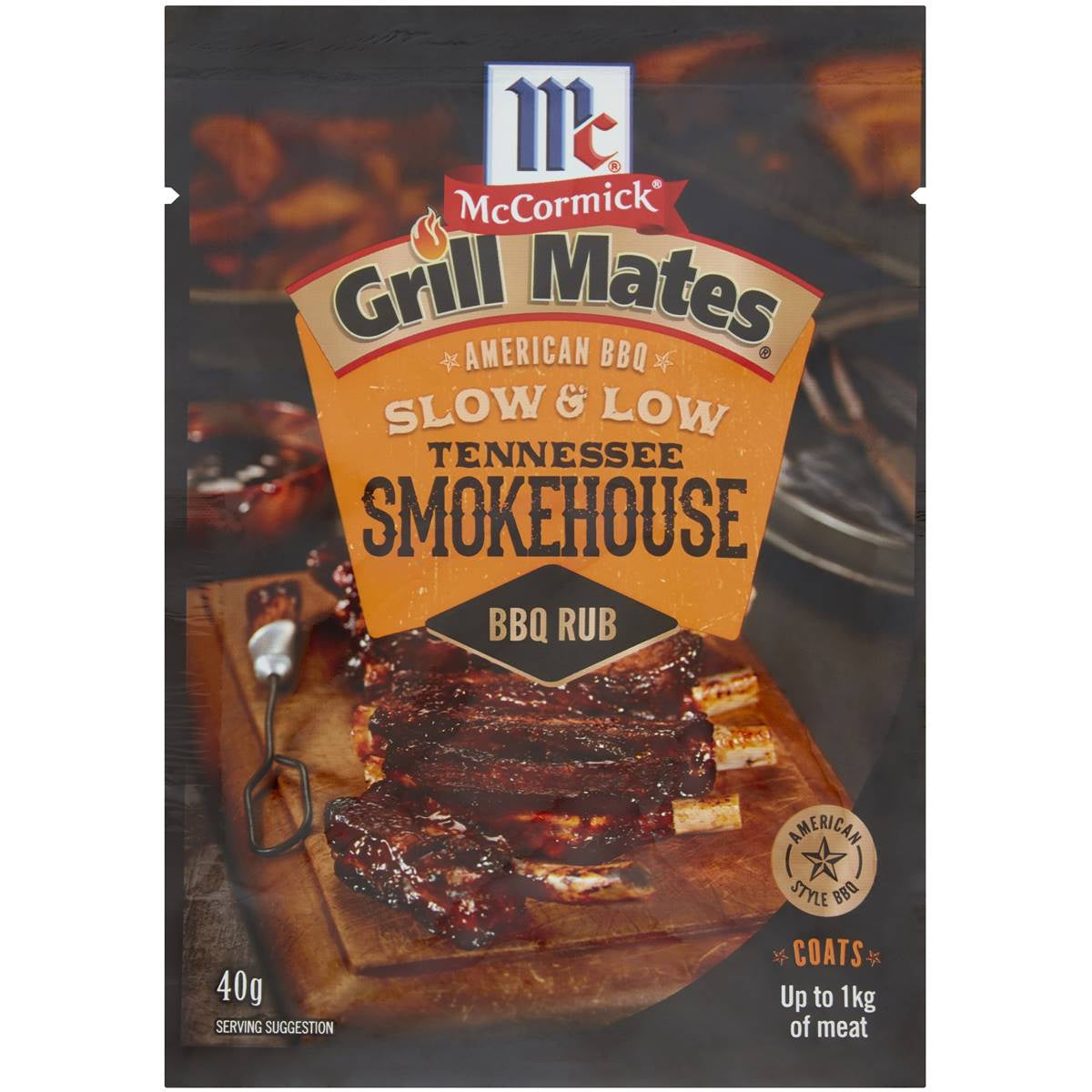 McCormick Grill Mates Tennessee Smokehouse BBQ Rub 40g