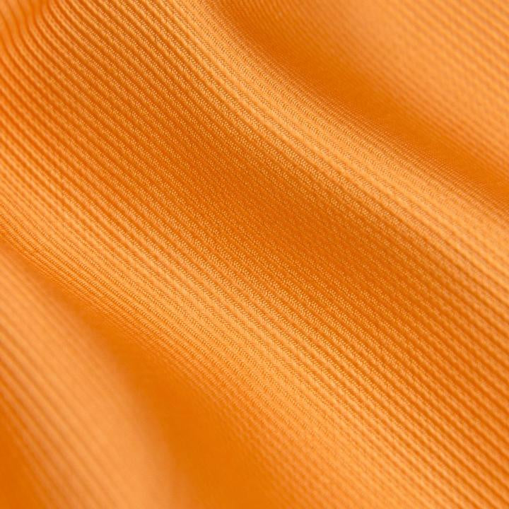 Tangerine 90cm Ribbed Silk Scarf