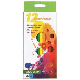 Educ8 Coloured Pencils Assorted 12 pack