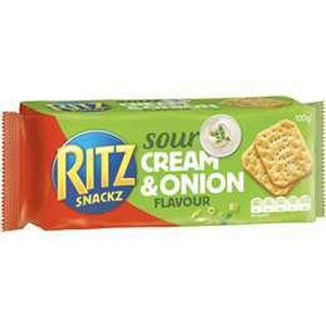 Ritz Biscuits Sour Cream and Onion 100g