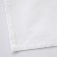 White Linen Small Plain Coaster Napkin from Taylor Linen 15 x 15 cm