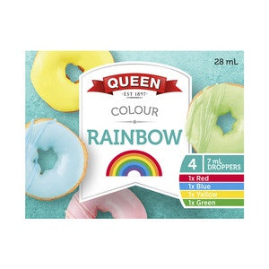 Queen Rainbow Food Colour 4pk