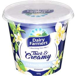 Dairy Farmers Thick & Creamy Classic Vanilla 600g