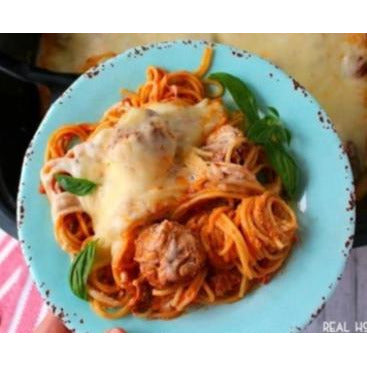 Savor Of Home Cheesy Spaghetti Meatballs/single serve