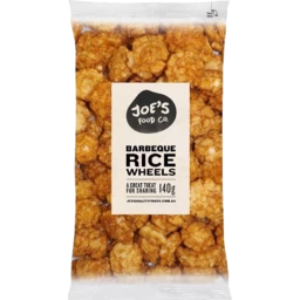 JC Nuts Joe's Snack Rice Wheels BBQ 140g