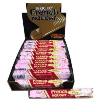 Bertoldo French Nougat Cherry 100g