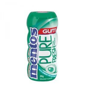 Mentos Pure Fresh Sugar Free Gum Spearmint Flavour 30g