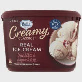 Bulla Creamy Classics Ice Cream Boysenberry 2L