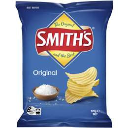 Smith's Crinkle Cut Original Salted Chips 170g