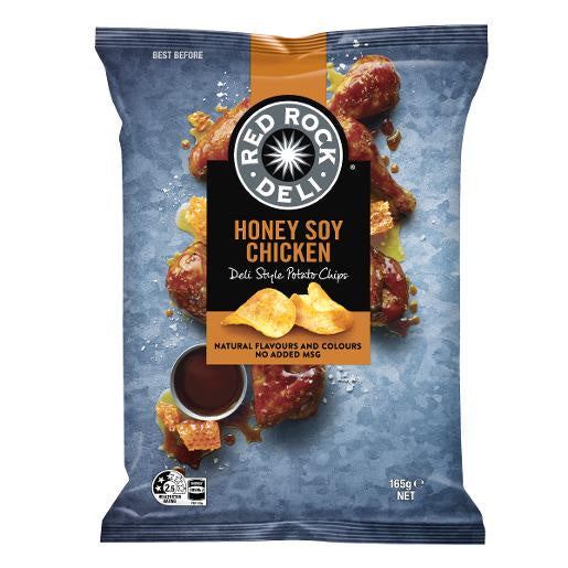 Red Rock Deli Honey Soy Chicken Chips 165g