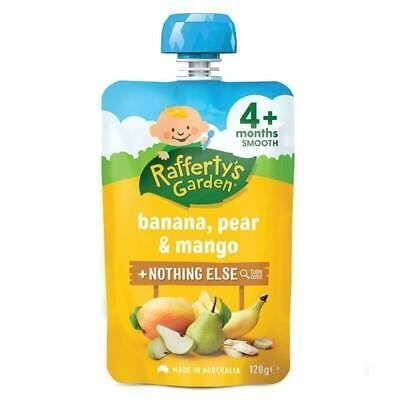 Rafferty's Garden Smooth Banana, Pear & Mango 4 Months+ Baby Food 120g