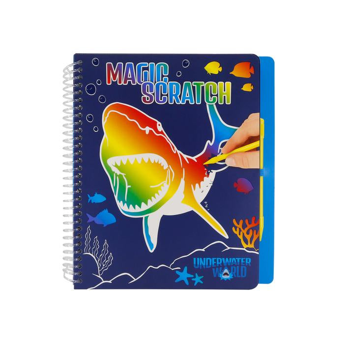 Dino World Underwater Magic Scratch Book