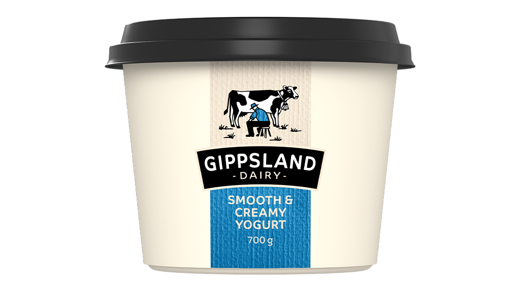 Gippsland Dairy Smooth & Creamy Yogurt Vanilla 700g