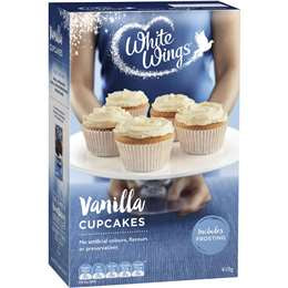 White Wings Vanilla Cupcake 410g