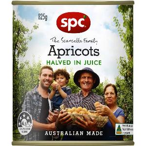 SPC Apricots Halved In Juice 825g