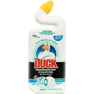 Duck Toilet Cleaner Foaming Bleach Gel Marine 750ml