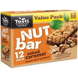 Tasti Nut Bar Salted Caramel 12pk