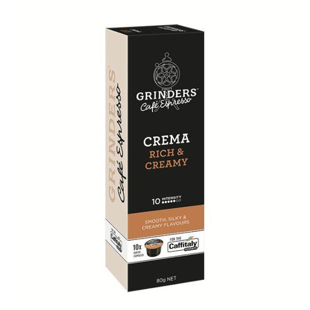 Grinders Cafe Expresso Crema Coffee Capsules 80g