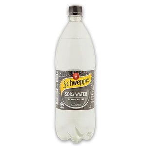 Schweppes Soda Water Bottle 1.1L